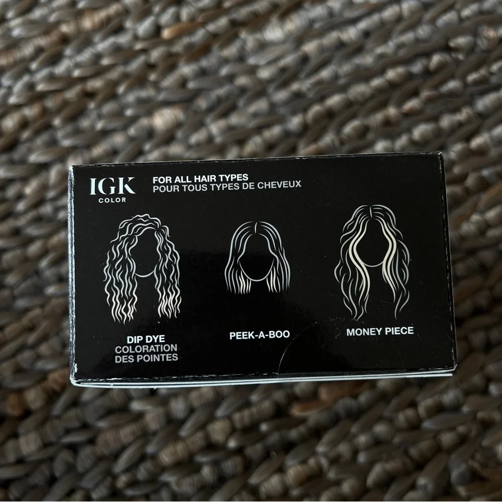 IGK Hair Color Bright Ice Breaker cool blonde one step bleach and color kit